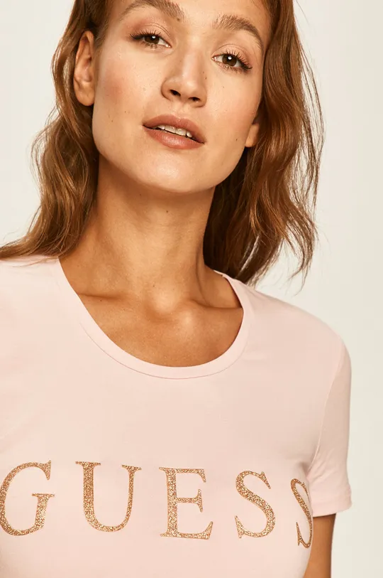 ružová Guess Jeans - Tričko