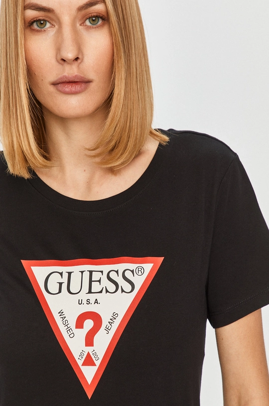 čierna Guess Jeans - Tričko