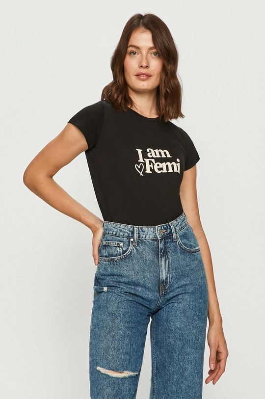 fekete Femi Stories - T-shirt Meno Női