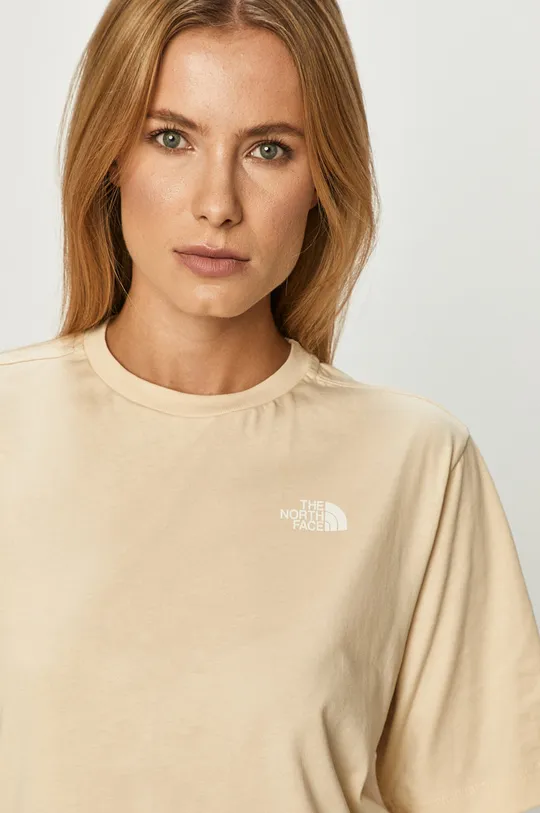 bézs The North Face - T-shirt