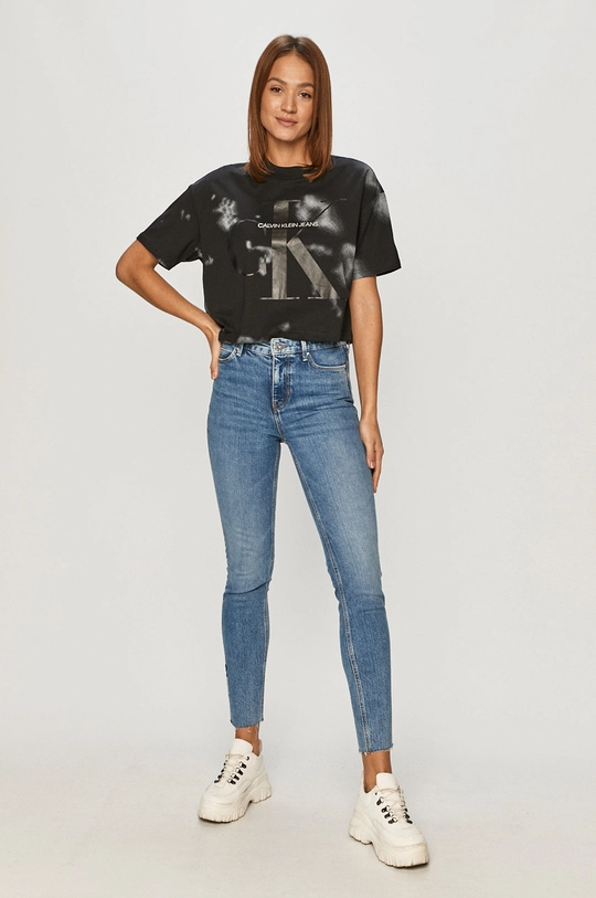 Calvin Klein Jeans - T-shirt fekete