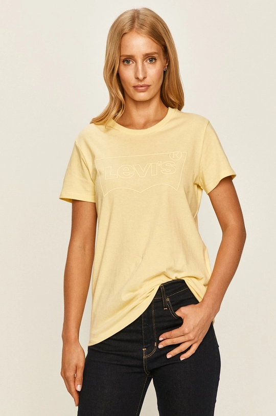 żółty Levi's - T-shirt Damski