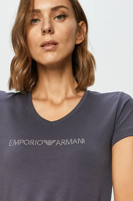 fialová Emporio Armani - Tričko
