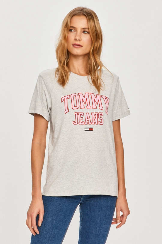 sivá Tommy Jeans - Tričko Dámsky