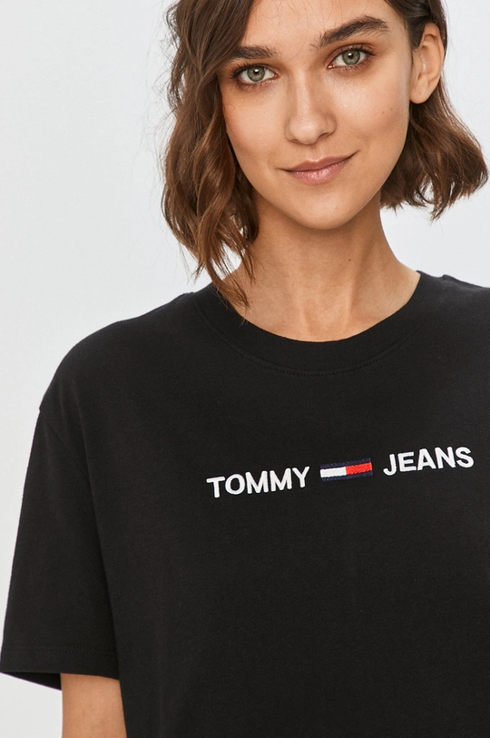 čierna Tommy Jeans - Tričko