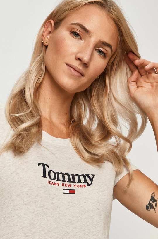 szürke Tommy Jeans - T-shirt