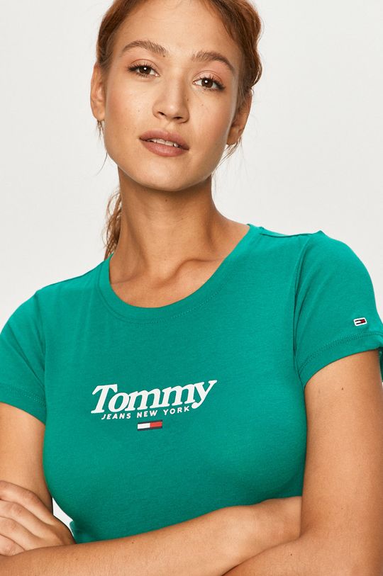 Tommy Jeans - Majica zelenkasta