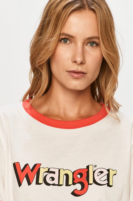 rózsaszín Wrangler - T-shirt Női