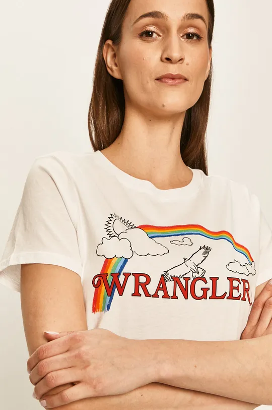 biela Wrangler - Tričko