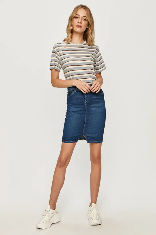 Pepe Jeans - T-shirt Camile fioletowy