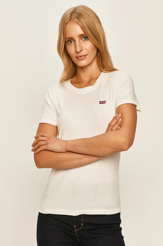 biały Levi's - T-shirt Damski