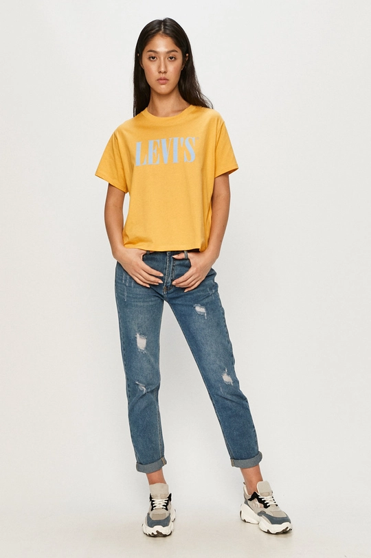 Levi's - T-shirt żółty