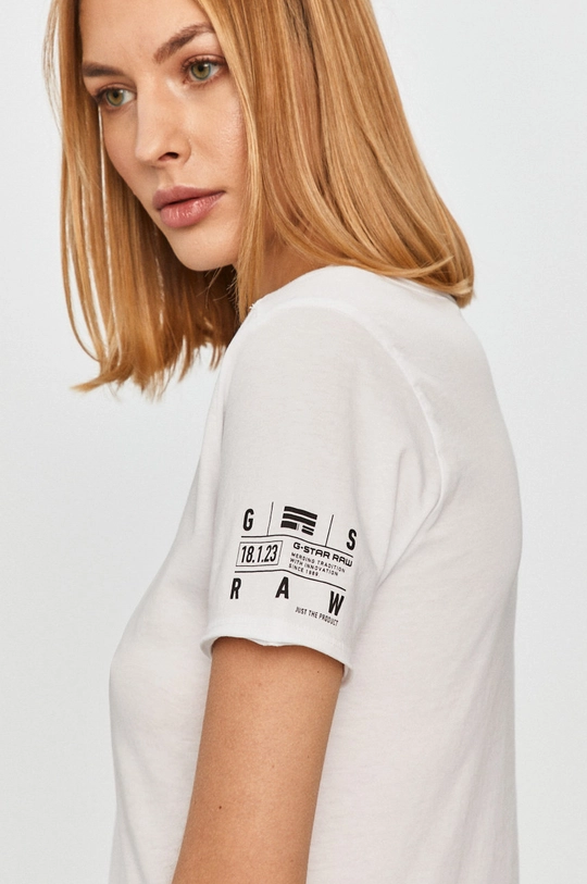 fehér G-Star Raw - T-shirt