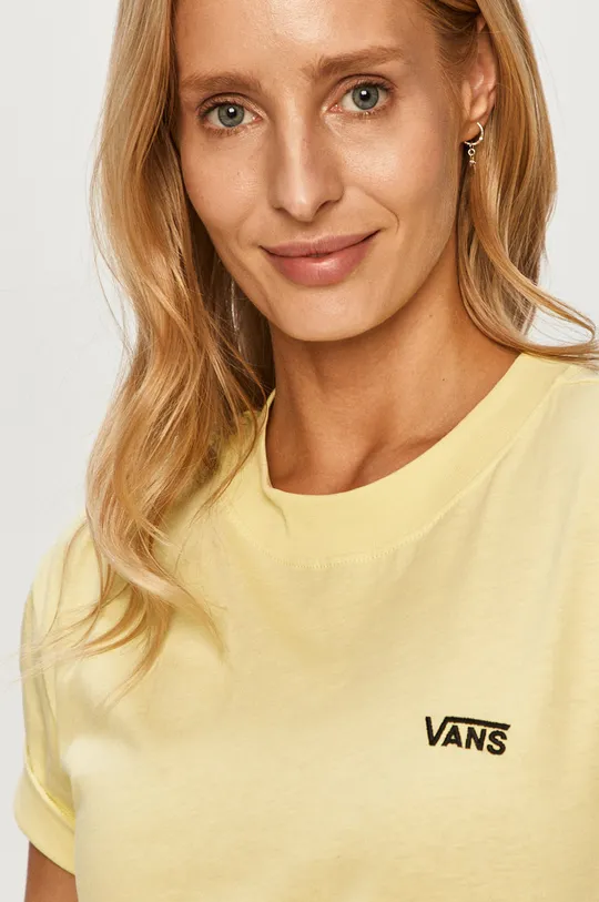 żółty Vans - T-shirt