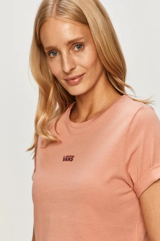 różowy Vans - T-shirt