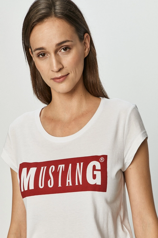 fehér Mustang - T-shirt