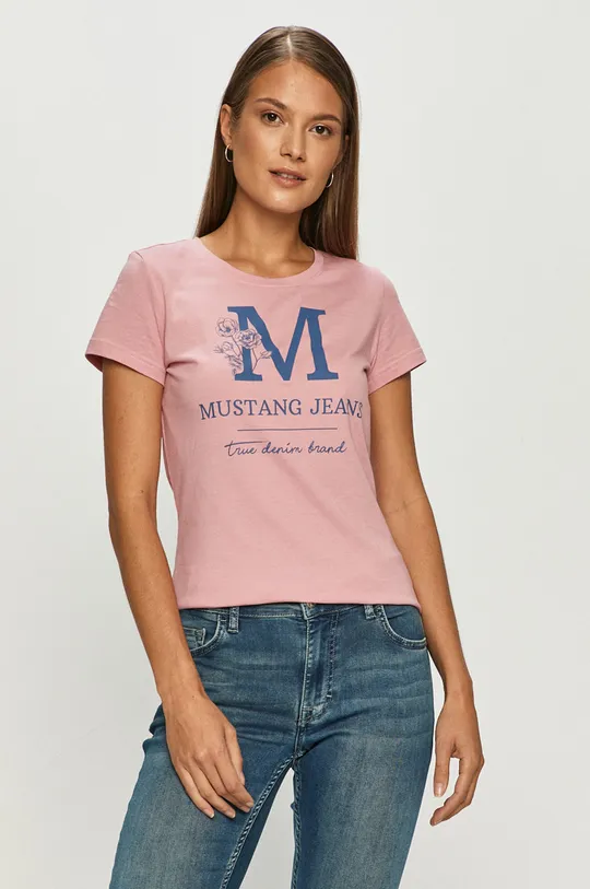 ružová Mustang - Tričko Dámsky