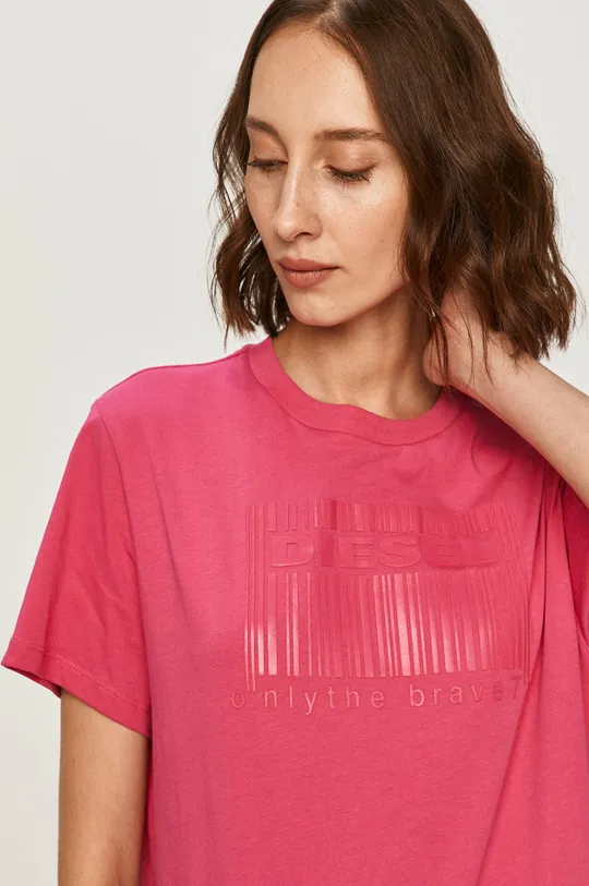 rózsaszín Diesel - T-shirt