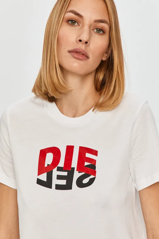 biały Diesel - T-shirt