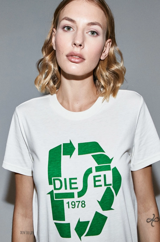 beżowy Diesel - T-shirt