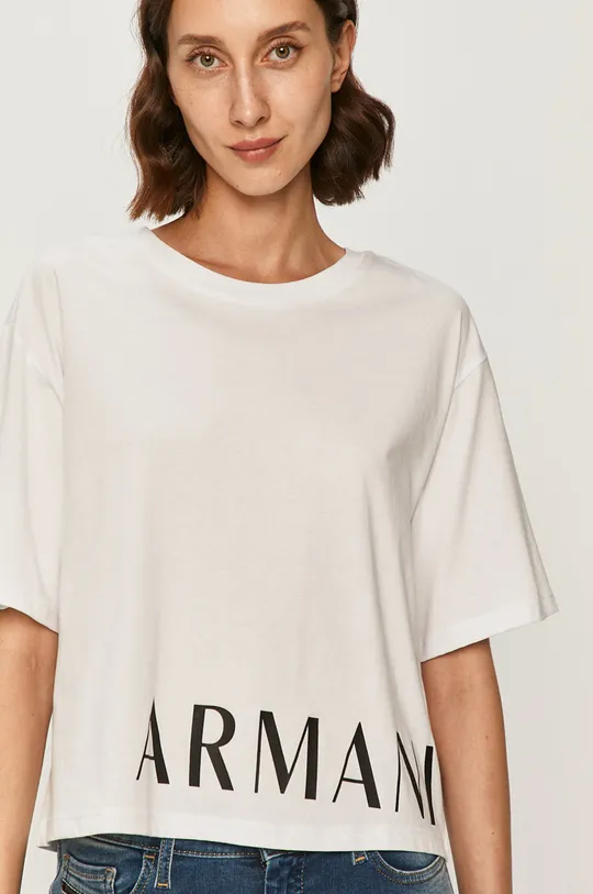 biela Armani Exchange - Tričko