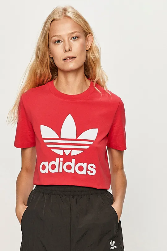 różowy adidas Originals - T-shirt GD2312