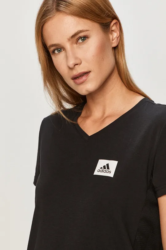 czarny adidas - T-shirt GD4633