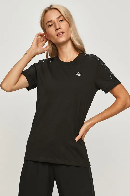 fekete adidas Originals - T-shirt GC6789 Női