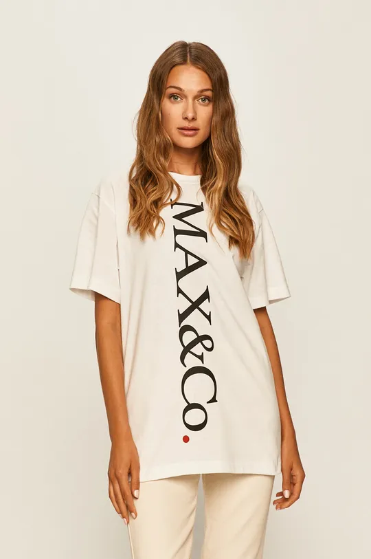 biały MAX&Co. - T-shirt Damski
