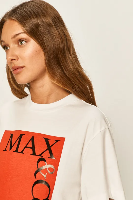 biały MAX&Co. - T-shirt