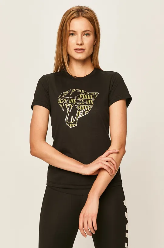 czarny Puma - T-shirt 519656 Damski