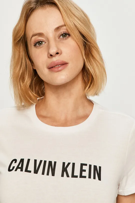 fehér Calvin Klein Performance - T-shirt Női