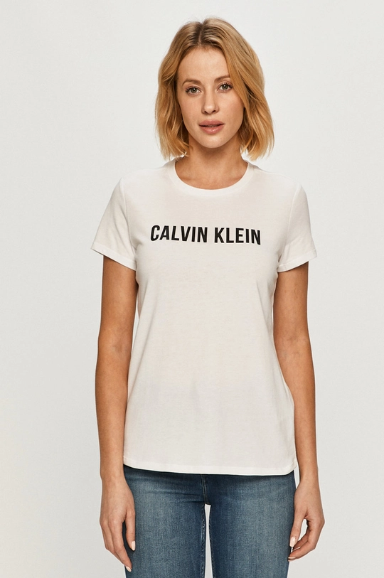 fehér Calvin Klein Performance - T-shirt