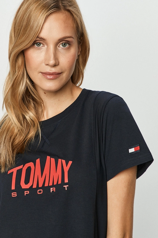 granatowy Tommy Sport - T-shirt