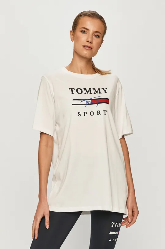 biela Tommy Sport - Tričko Dámsky