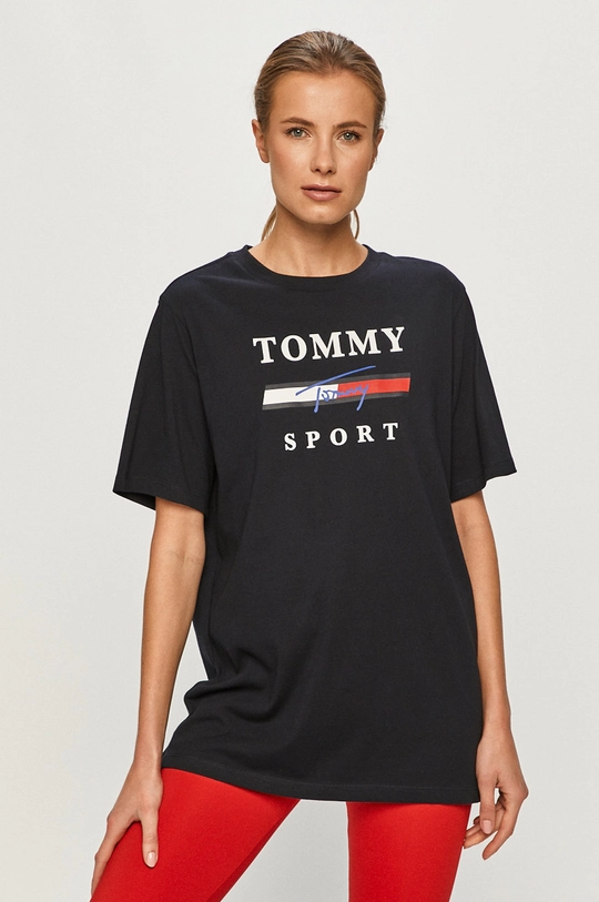 sötétkék Tommy Sport - T-shirt Női