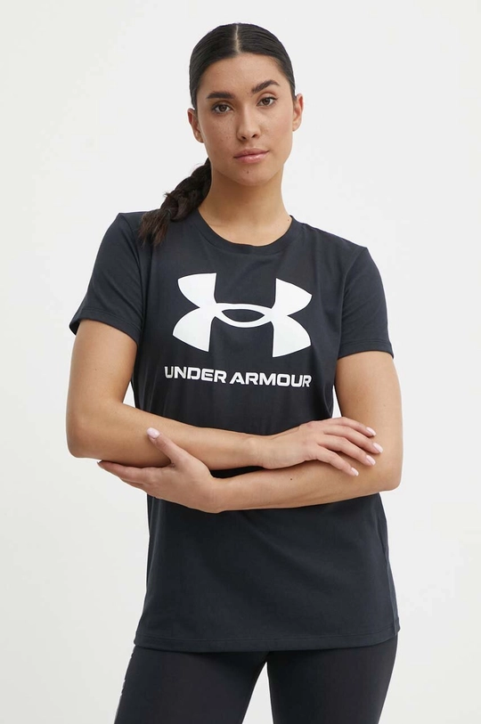 μαύρο Under Armour - Μπλουζάκι