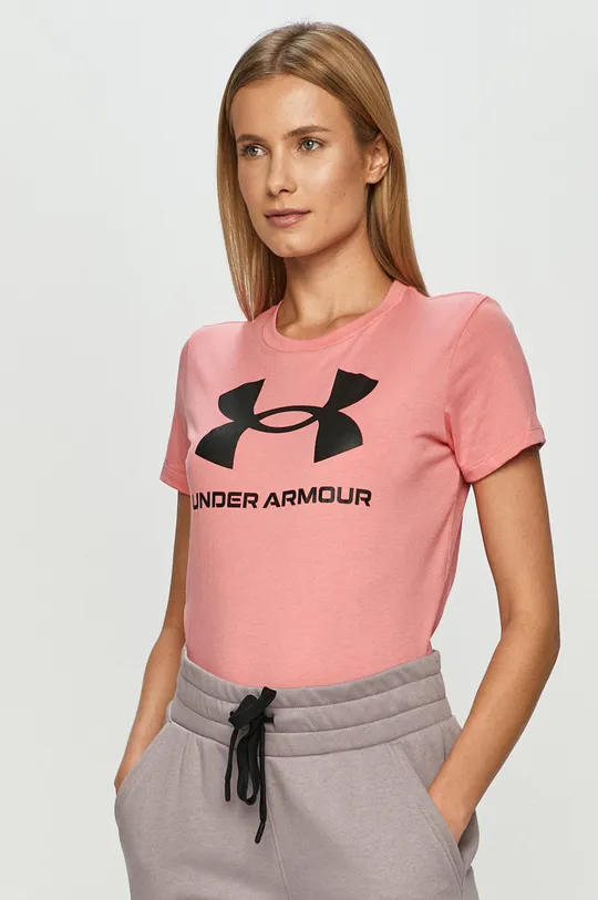 różowy Under Armour - T-shirt 1356305.668 Damski