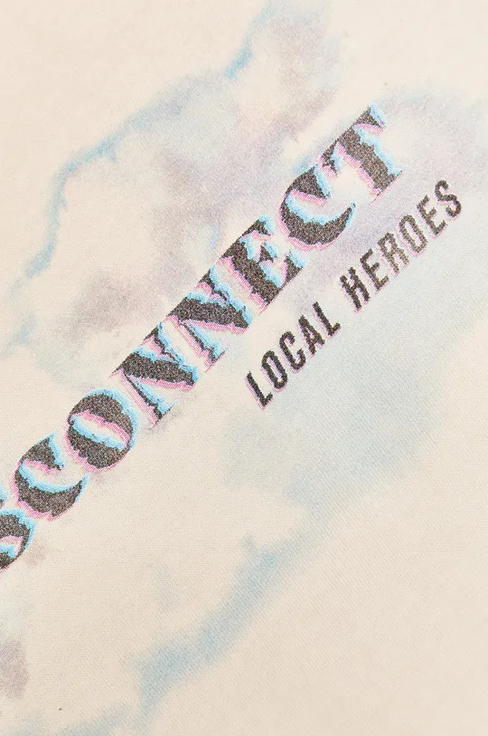 Local Heroes - T-shirt Glitch Clouds Damski
