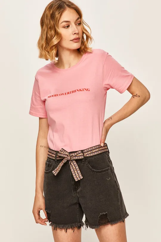 różowy Local Heroes - T-shirt Overthinking