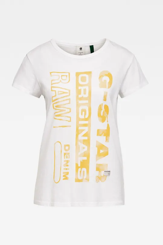 biały G-Star Raw - T-shirt D17309.4107.110