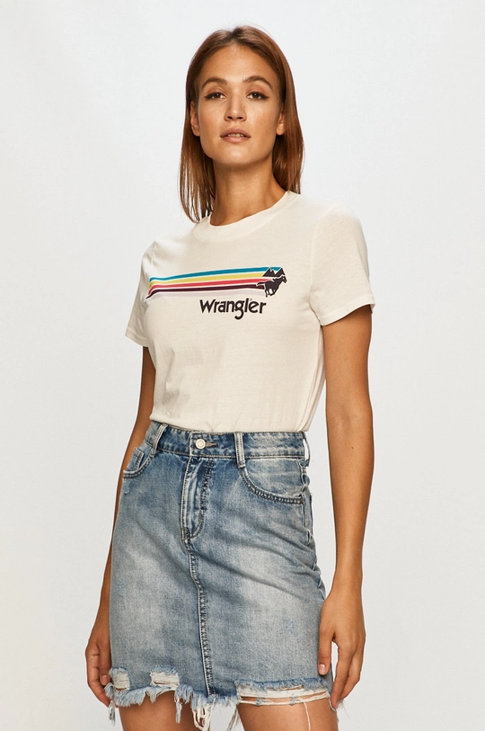 fehér Wrangler - T-shirt Női