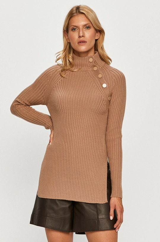 brązowy Sportmax Code - Sweter Damski