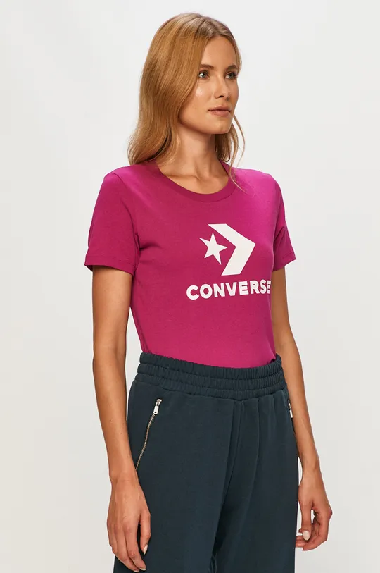 fialová Converse - Tričko