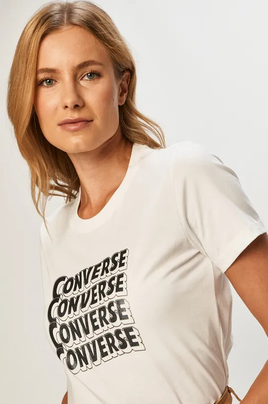 fehér Converse - T-shirt