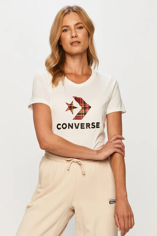 fehér Converse - T-shirt Női
