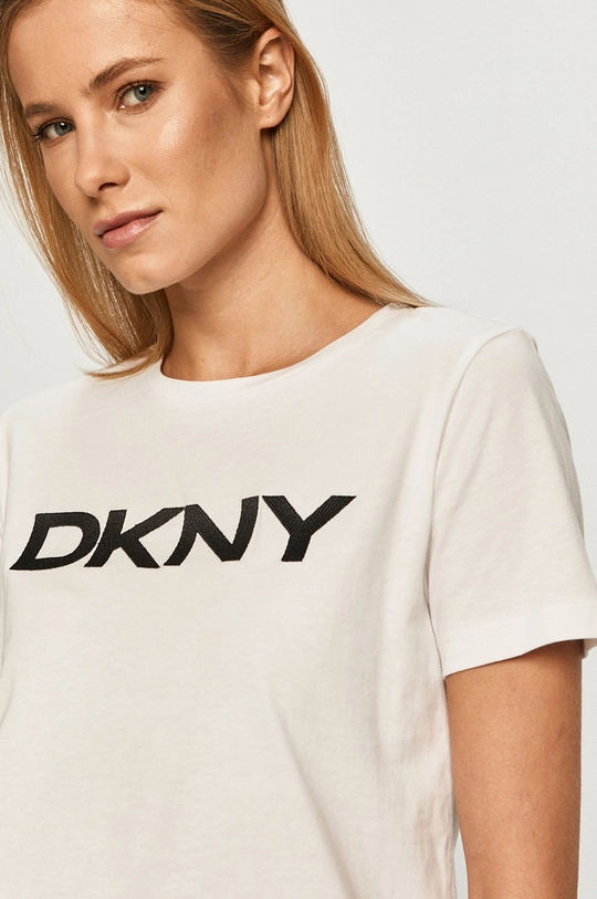 bianco Dkny t-shirt in cotone