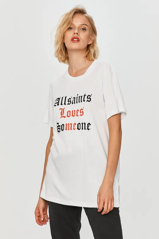 fehér AllSaints - T-shirt