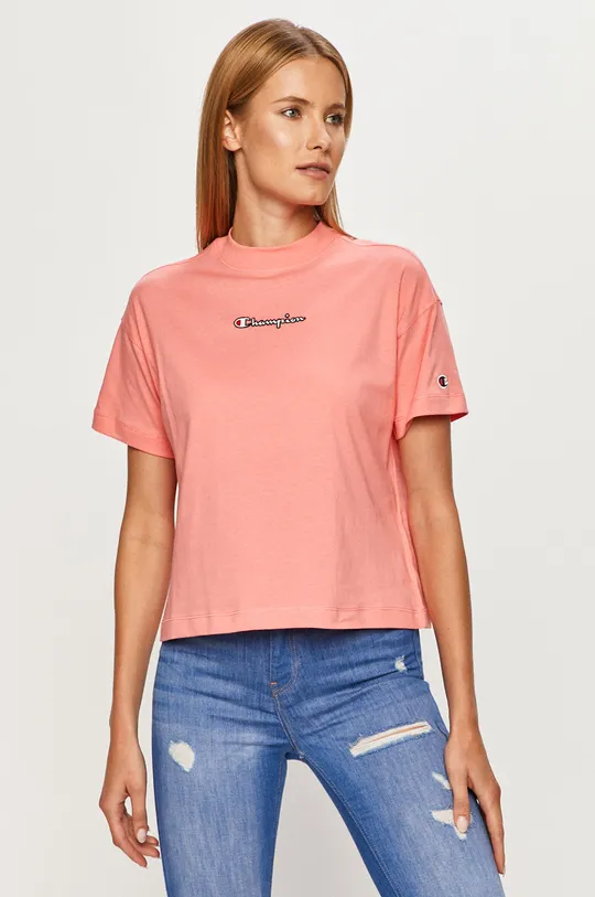 różowy Champion - T-shirt 113195 Damski