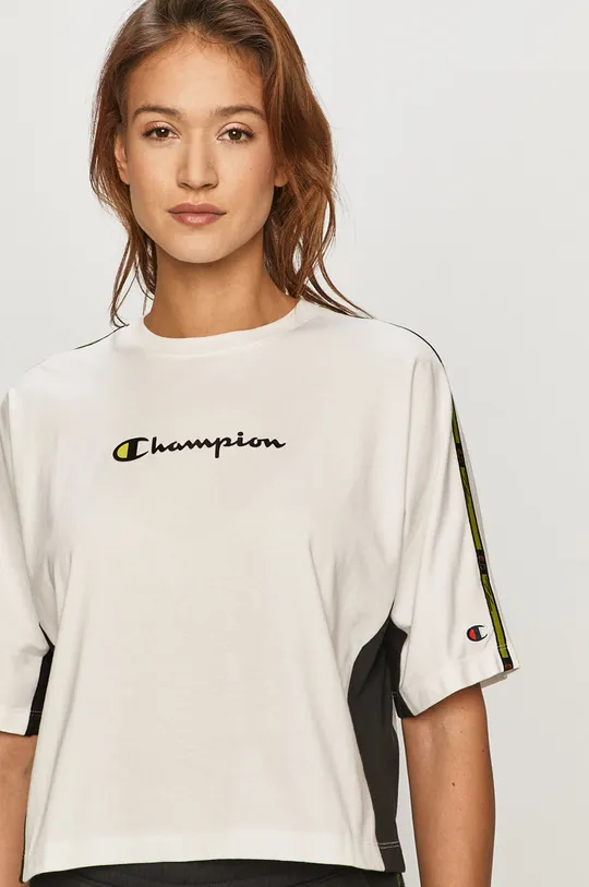 biały Champion - T-shirt 113345 Damski